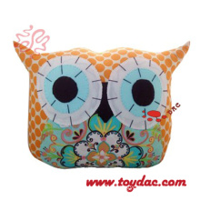 Coussin de textile de hibou de décoration